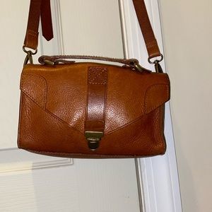 Brown Leather Crossbody Bag